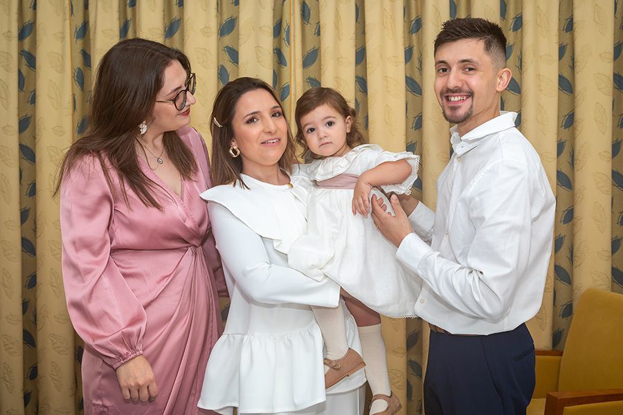 A madrinha os meus pais e eu