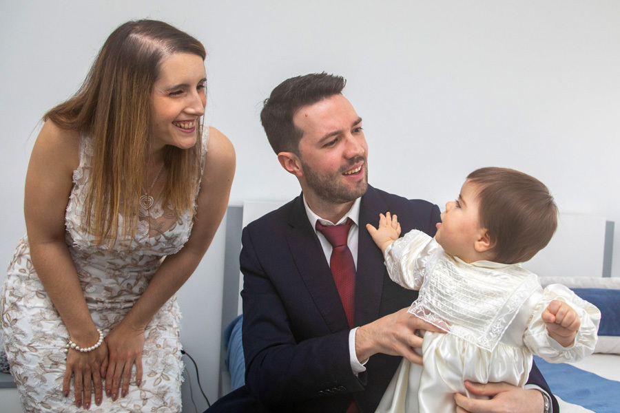 Com os meus padrinhos