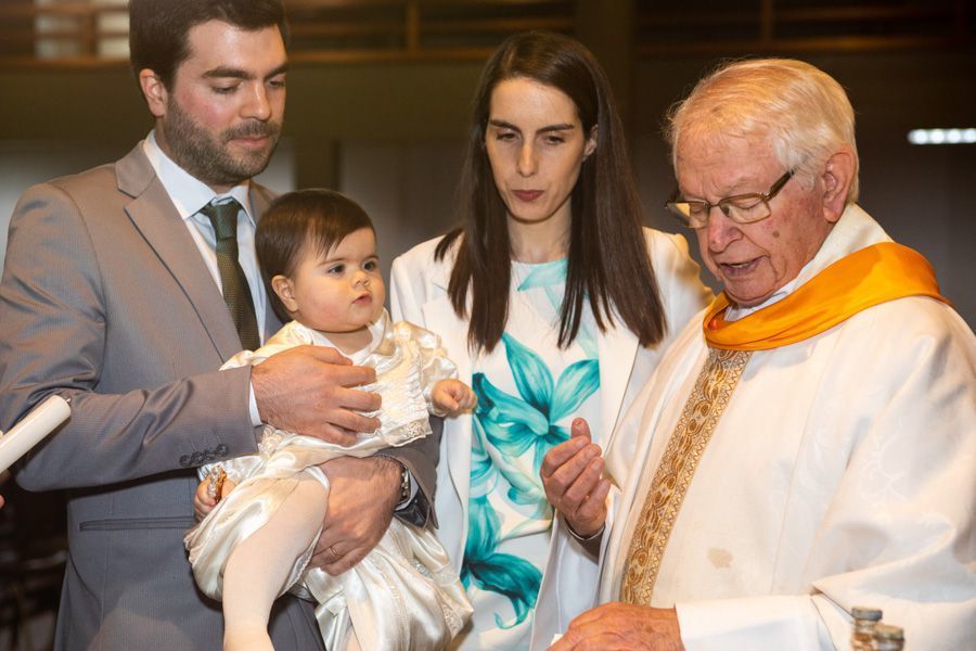 No meu Batizado na Igreja