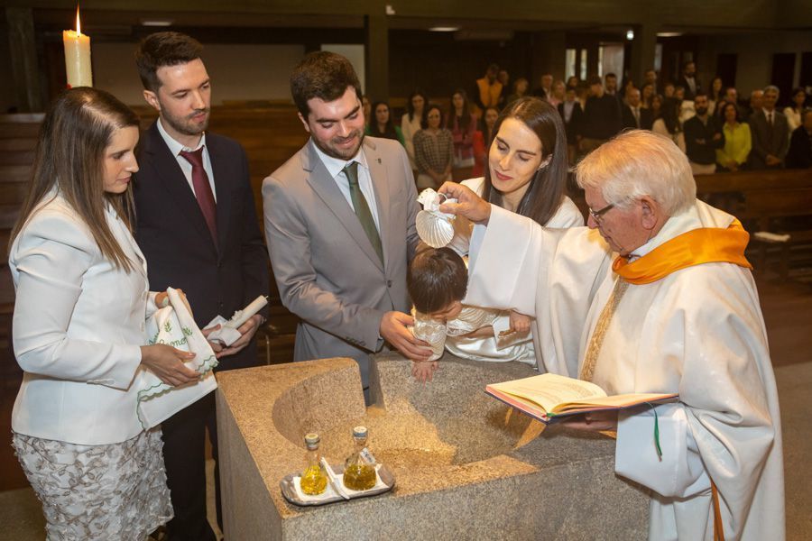O Batizado da Leonor na Igreja Paroquial de S. José em Viseu