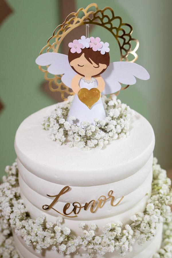 O bolo do batizado da Leonor