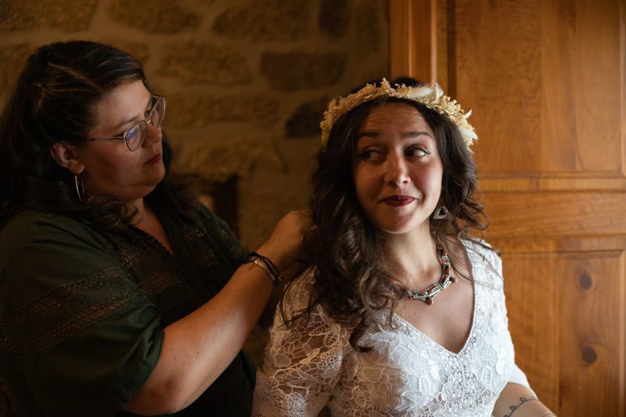 Os preparativos da Raphaella