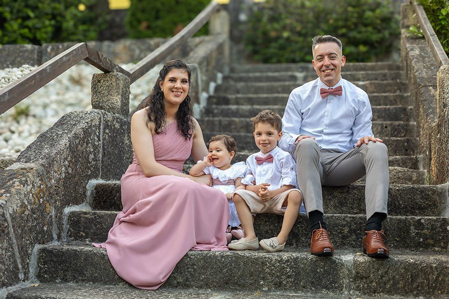 A minha família no dia do meu Batizado - Quinta do Barreiro