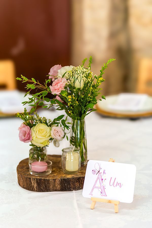 Arranjo floral - Batizado Alice