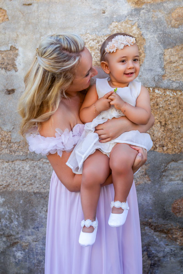 eu e a minha Mãe na brincadeira