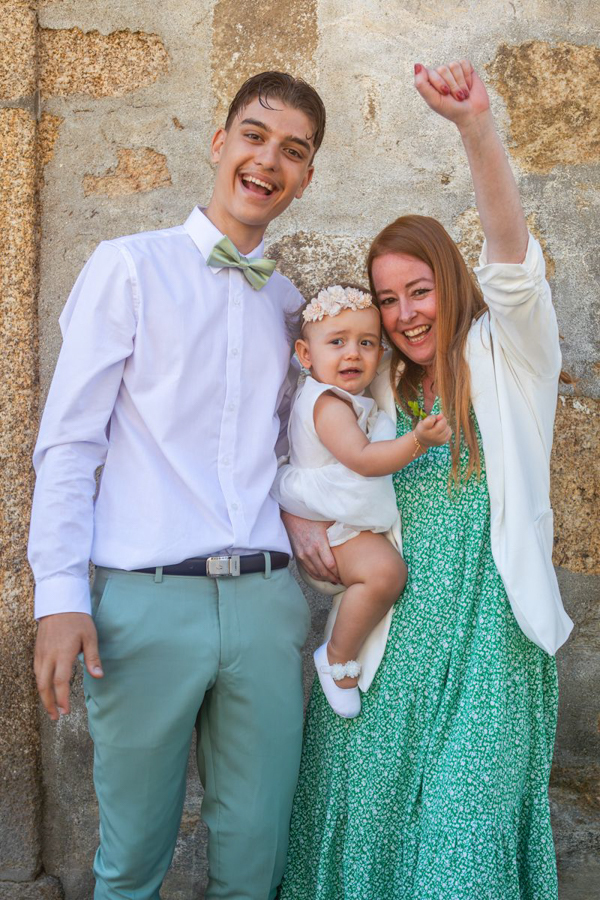 Com os Padrinhos do meu Batizado