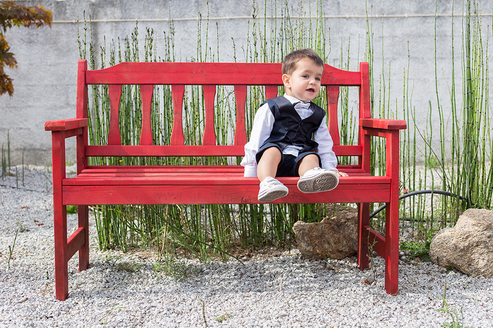 O Leonardo impaciente para sair do banco