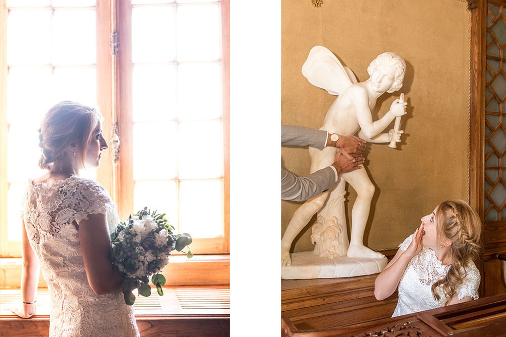 Os noivos na Casa da Ínsua - Penalva do Castelo