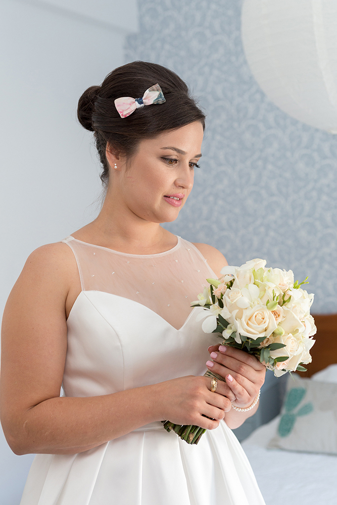 A Sara a pensar no bonita cerimónia que virá a seguir