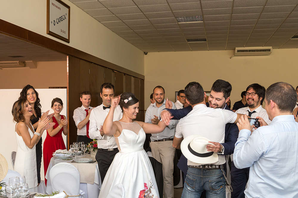 Os noivos na Quinta do Careca