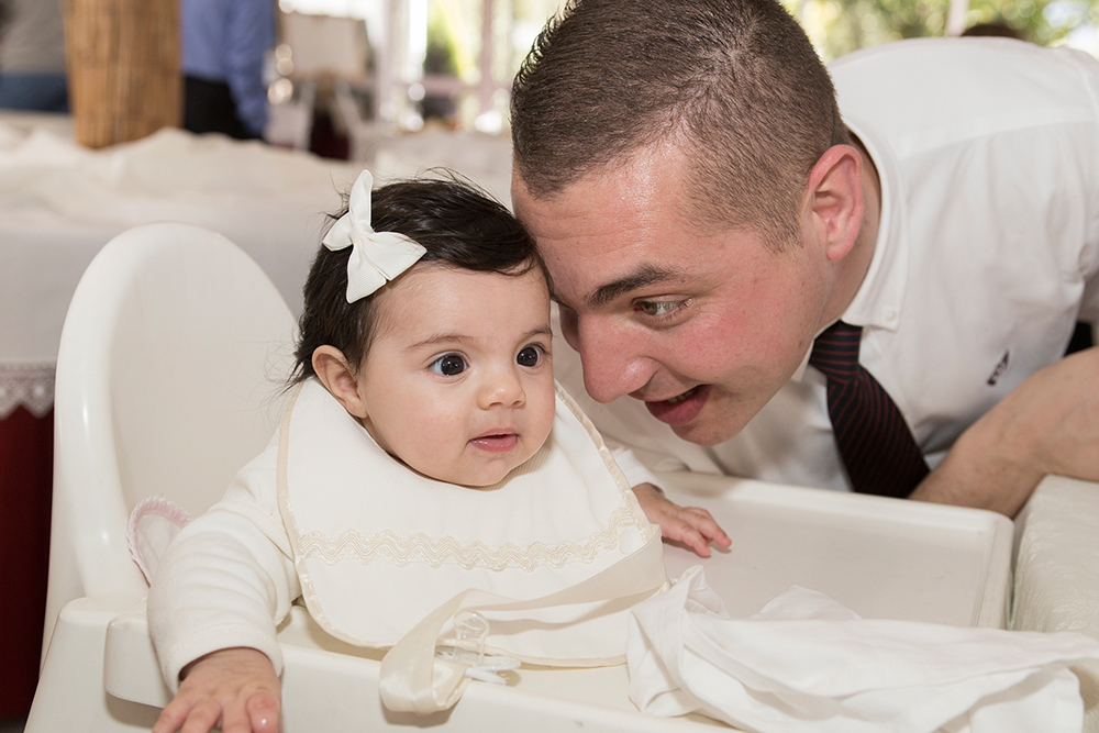 A Beatriz e o pai  no Restaurante A Muna - Viseu