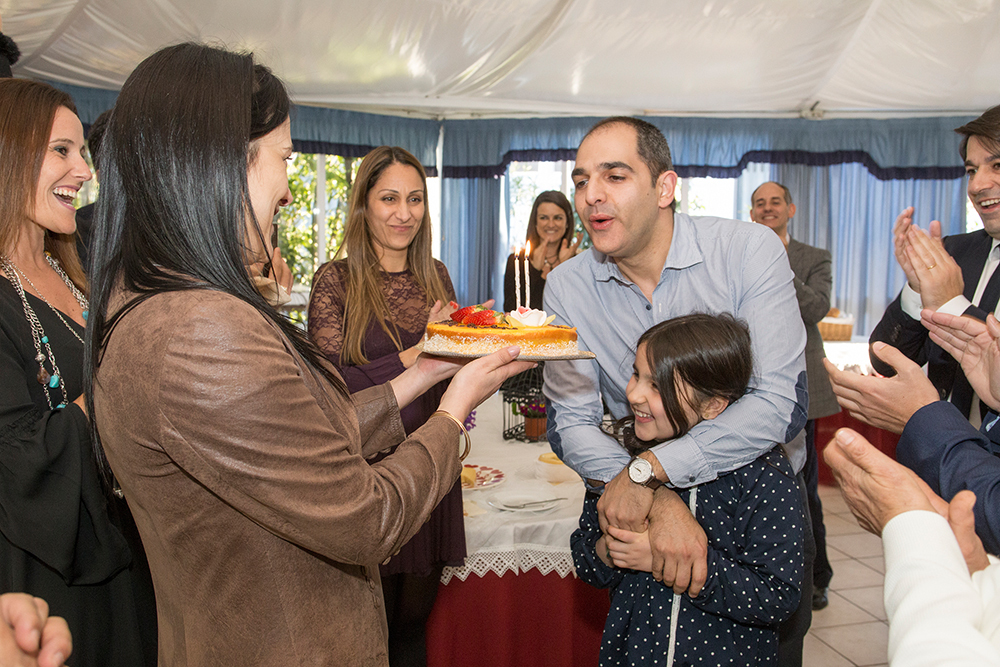 O bolo de aniversário  no Restaurante A Muna - Viseu