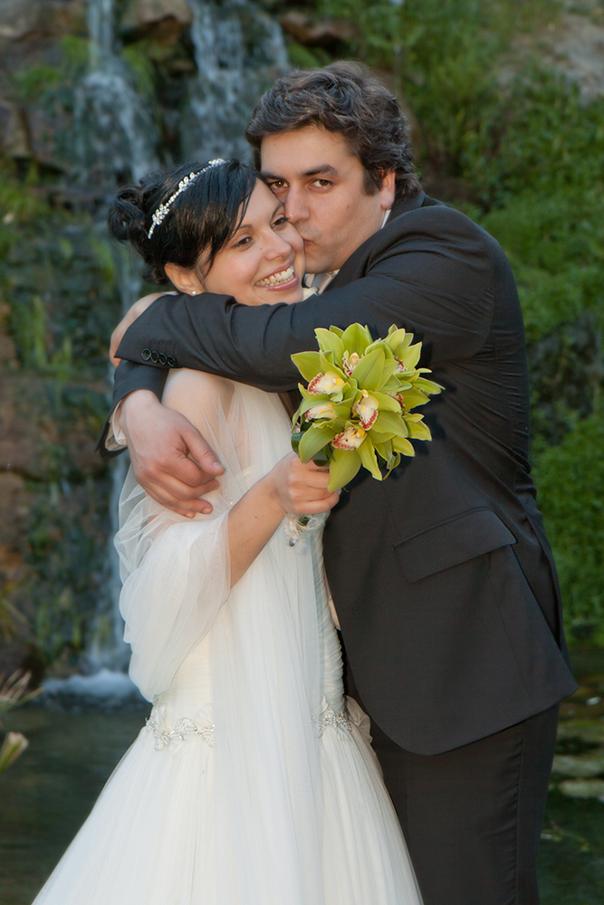 Os noivos na Quinta da Maria Neta - Mangualde - Viseu