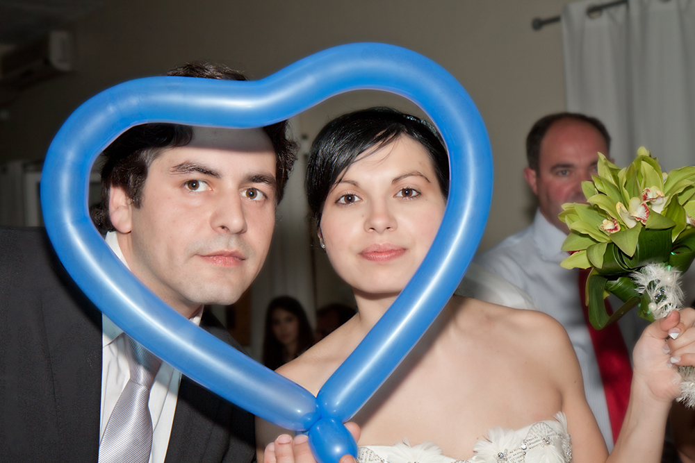 Os noivos na Quinta da Maria Neta - Mangualde - Viseu