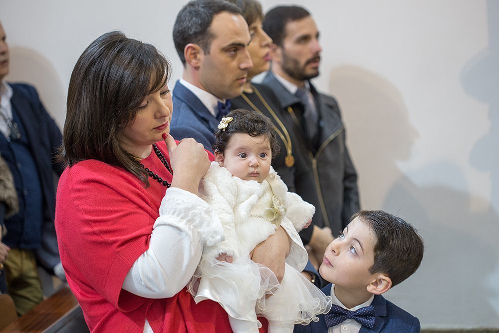 A Beatriz com a Mãe e o Irmão