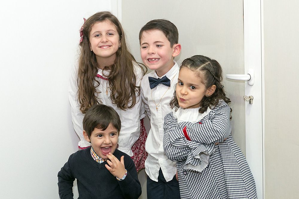 As crianças no Batizado da Beatriz - Restaurante O Tempero