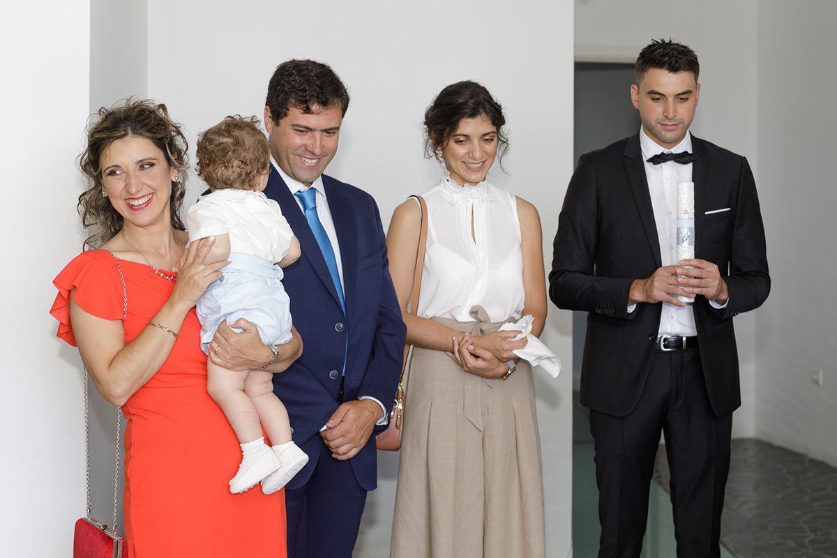 Pais e Padrinhos antes do Batismo
