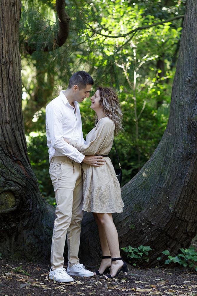 A Sara e o Bruno no Jardins do Palácio Rosa Mota - Porto