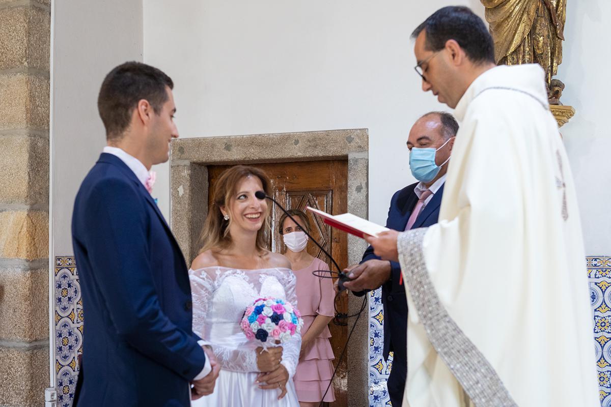 Os Noivos na Igreja Matriz