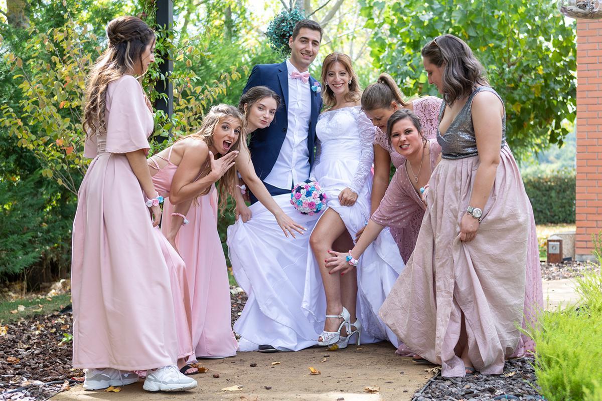 Damas de Honor no Jardim do Hotel Verdeal