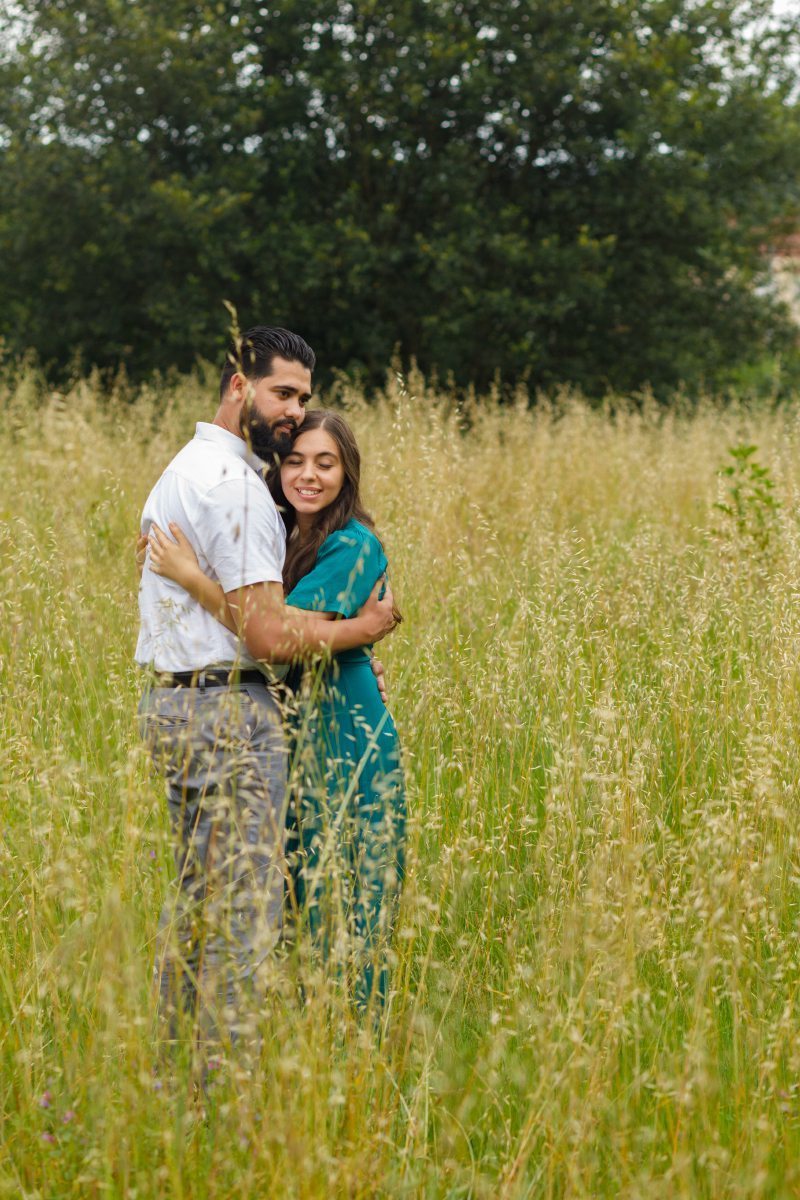 Sessão namorados no campo