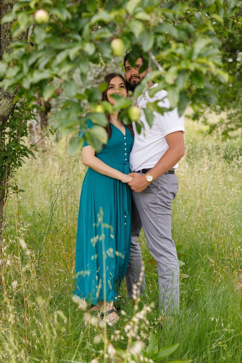 Sessão namorados no campo