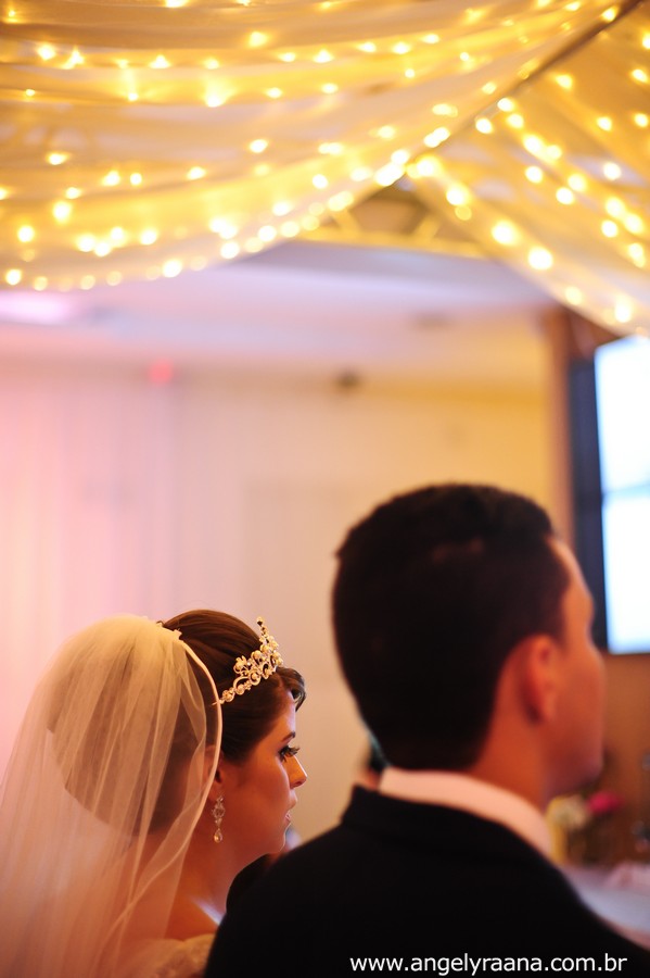 Cerimônia de casamento realizado no espaço de festa 1001 em São Gonçalo