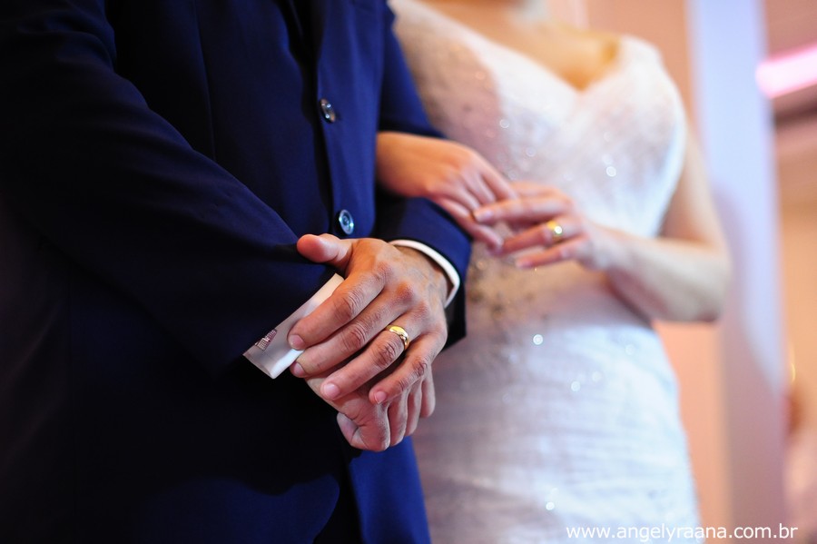 Cerimônia de casamento realizado no espaço de festa 1001 em São Gonçalo