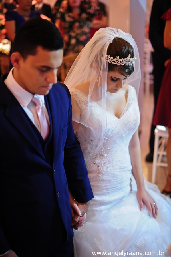 Cerimônia de casamento realizado no espaço de festa 1001 em São Gonçalo