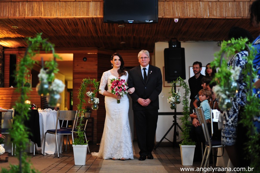 mini wedding no restaurante nanquim entrada da noiva
