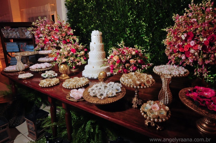 Decoração de casamento no Salão Ares - Abrigo do Marinheiro na ilha das flores em São Gonçalo