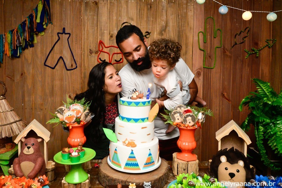 festa infantil realizado no Rio de Janeiro na cidade de Maricá, Sitio Itaocaia Valley  no tema acampamento na floresta 