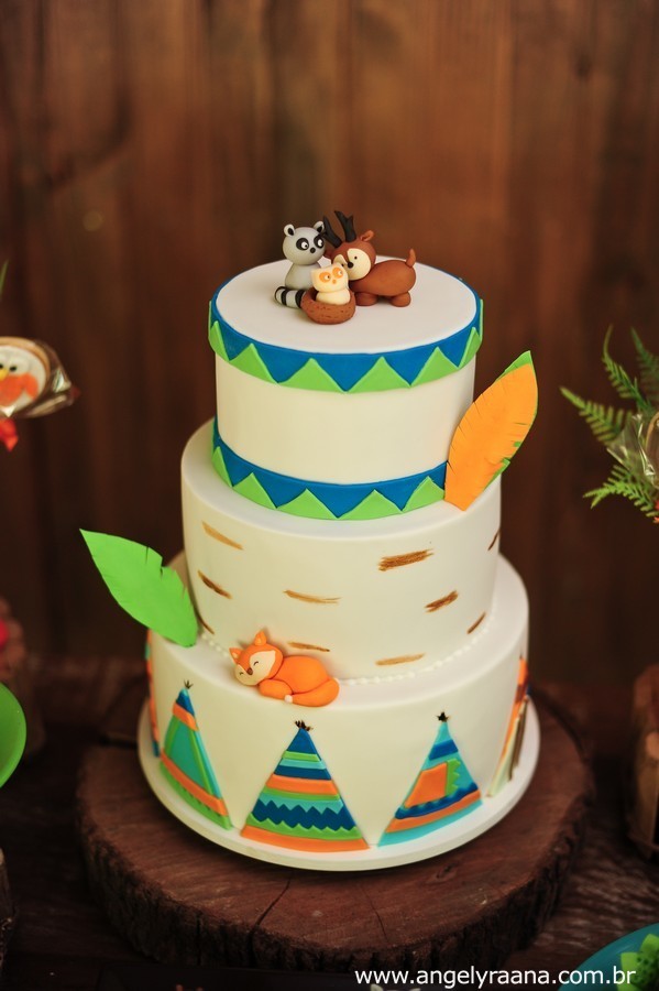 festa infantil realizado no Rio de Janeiro na cidade de Maricá, Sitio Itaocaia Valley  no tema acampamento na floresta 