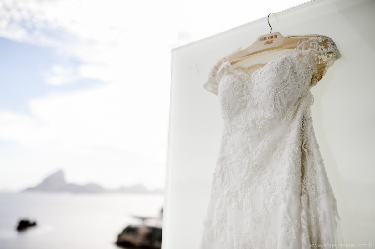 Vestido de Casamento Morena Andrade Atelier no Hotel H Em Niterói