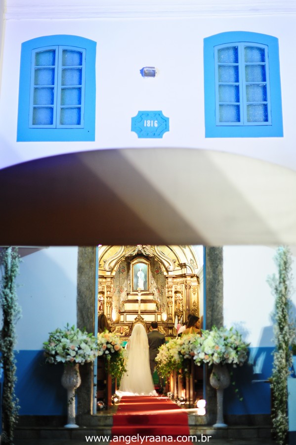 Cerimônia de casamento realizada na Capela Imperial Imaculada Conceição – Ilha do Governador