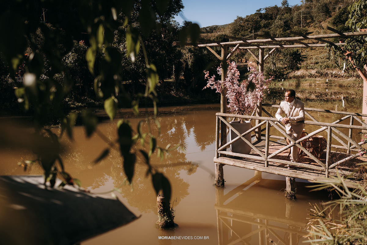 Fotografia de Casamento Making of do Noivo - Sítio Encanto das Águas