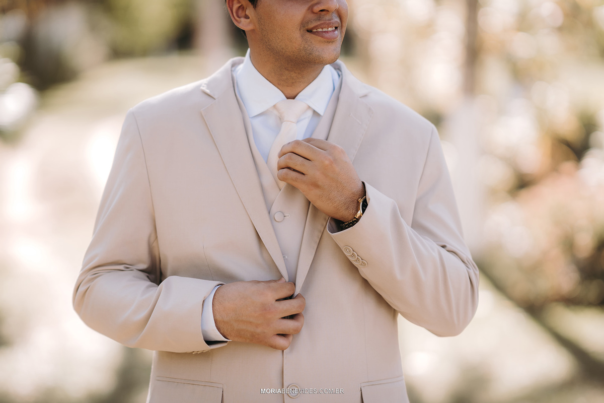 Fotografia de Casamento Making of do Noivo - Sítio Encanto das Águas