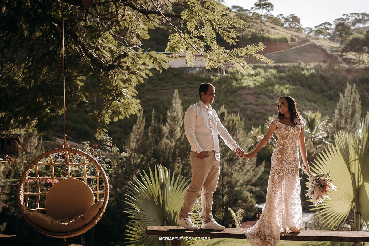 Fotografia de Pré -Wedding Fazenda Cachoeira Boutique Hotel Caratinga Minas Gerais 