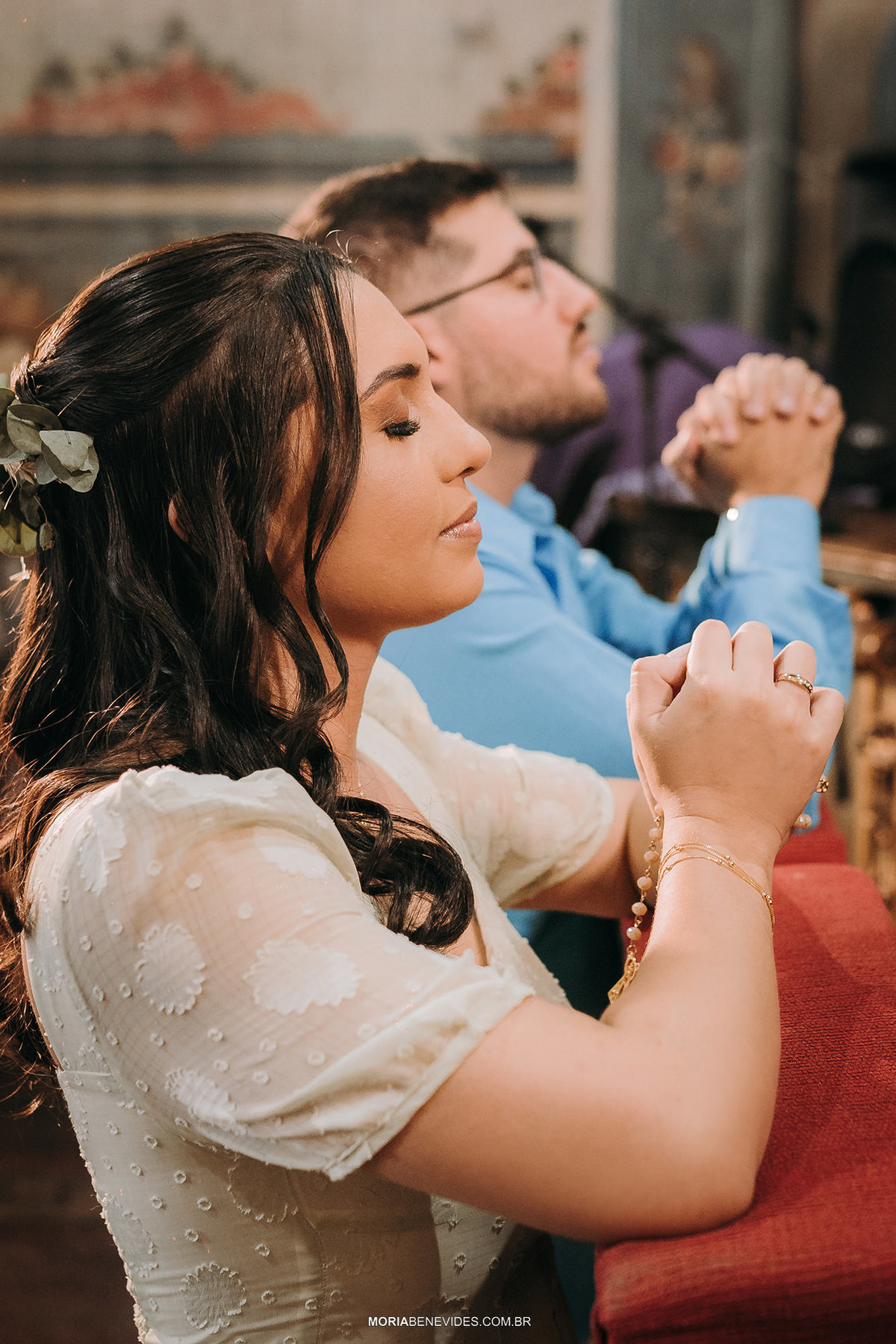 Fotografia de Pré-Wedding - Igreja Matriz de Santo Antônio - Santa Bárbara -MG