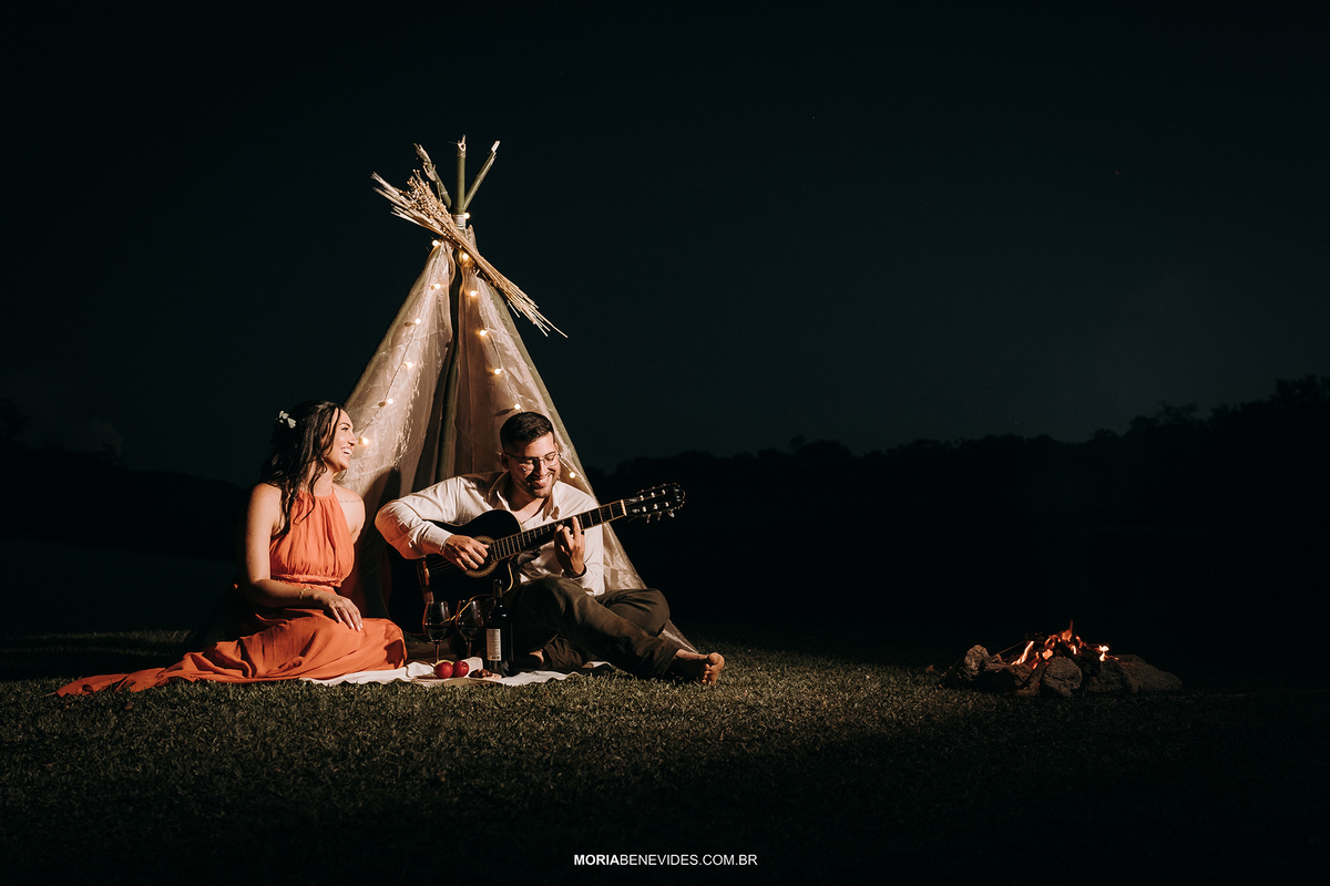 Fotografia de Pré-Wedding - Igreja Matriz de Santo Antônio - Santa Bárbara -MG