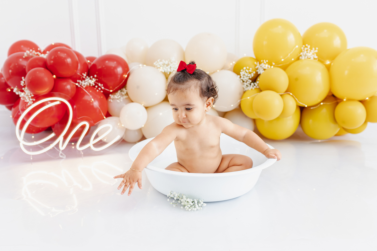 Um banho para relaxar