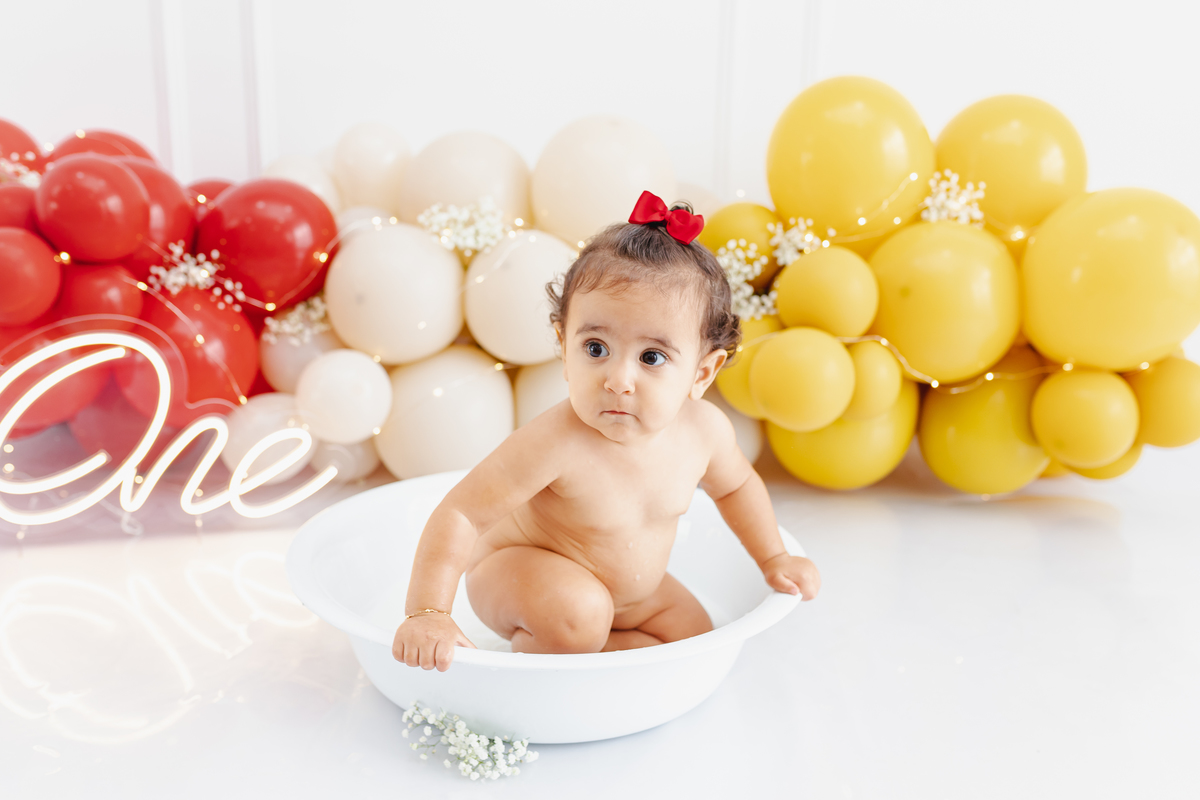 Um banho para relaxar