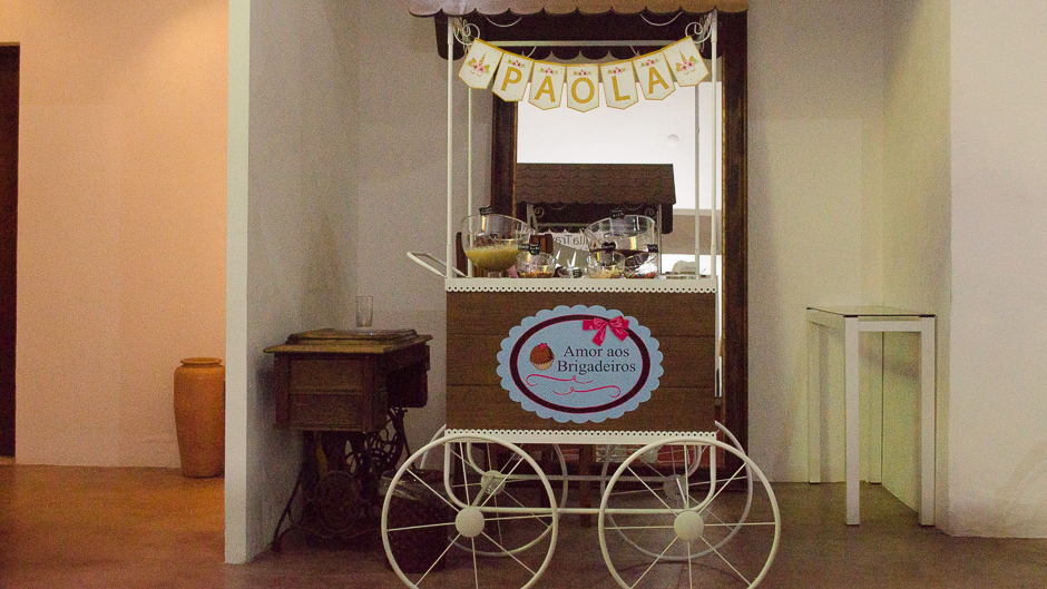 carrinho de brigadeiro gourmet 