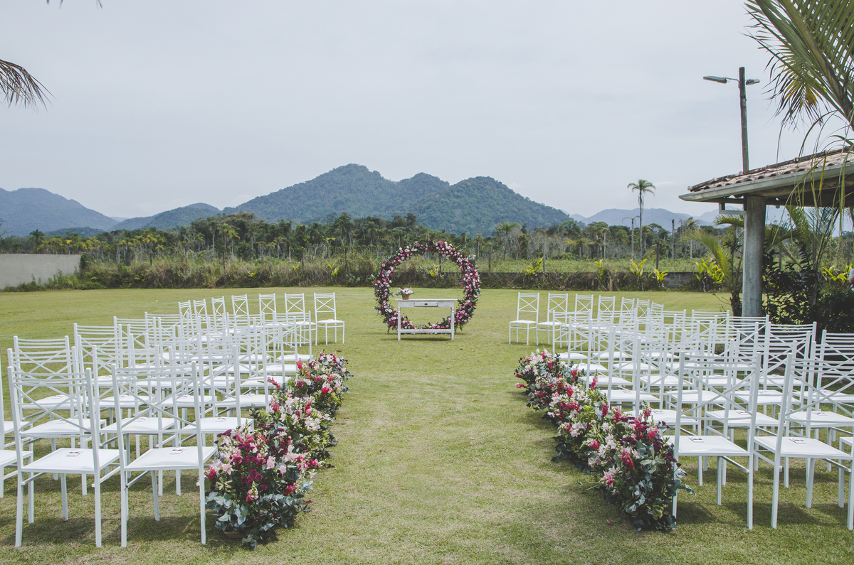 decoração de casamento no gramado 