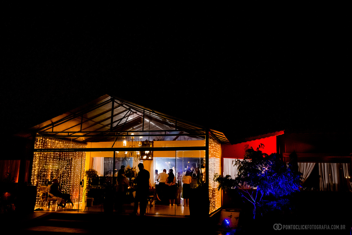 buffet casablanca com festa e luzes sao roque casamento