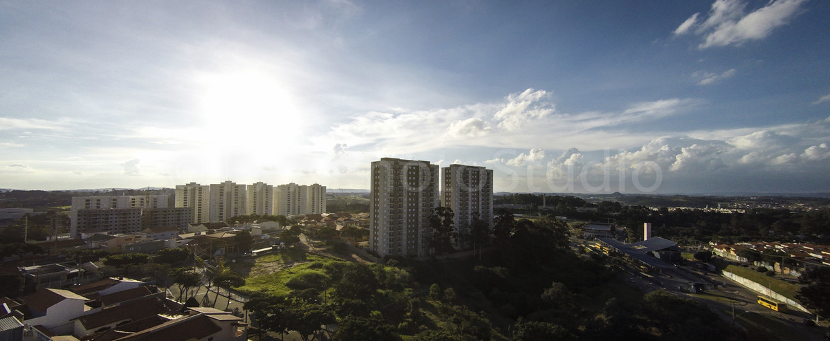 Foto Aérea de edificios residenciais e comerciais