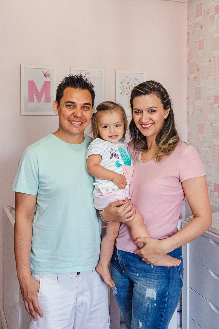 Foto retrato de família no ensaio lifestyle na cidade de São Paulo