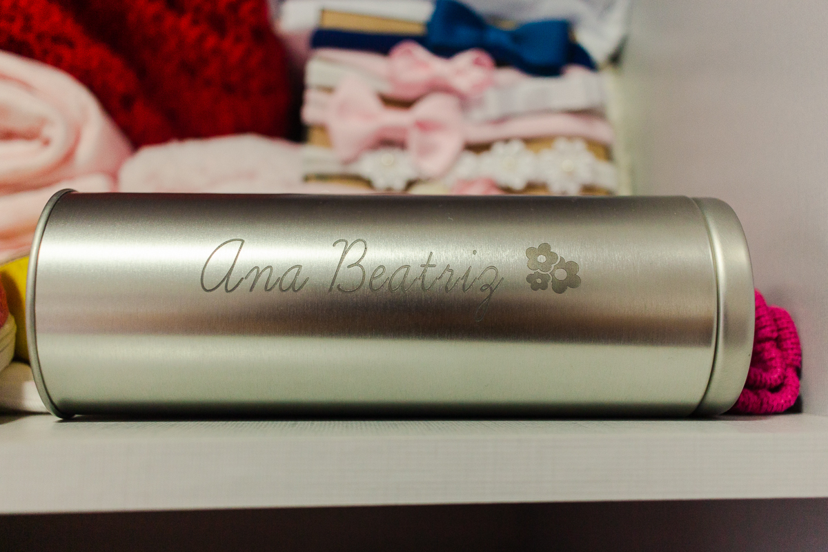 foto detalhe da decoração do quarto de menina no ensaio família na cidade de Sp São Paulo