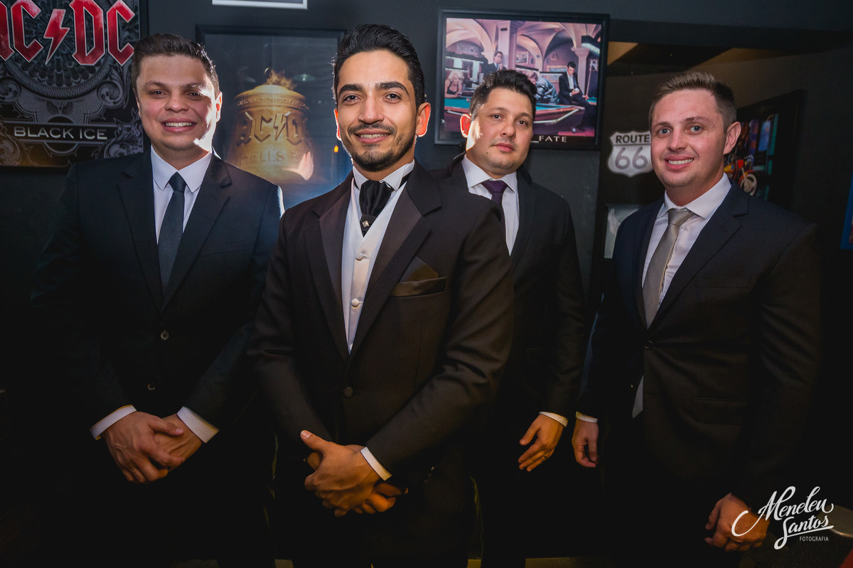 Making of do noivo na Santa Barbearia