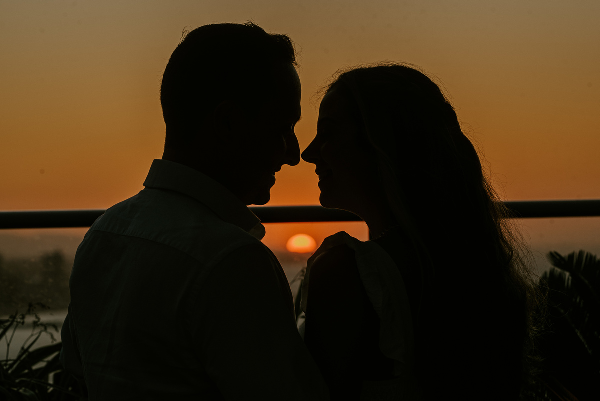 Por do sol beira mar por fotografo em fortaleza